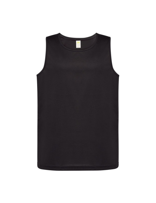 "Men's JHK Aruba Sport T-Shirt - Black, 100% Polyester, Various Sizes