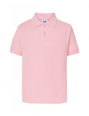 Kids polo shirt pkid 210 pink Jhk