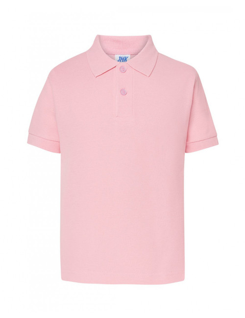 Kids polo shirt pkid 210 pink Jhk