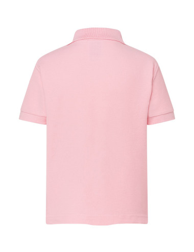 Kids polo shirt pkid 210 pink Jhk