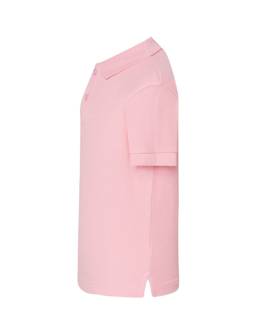 Kids polo shirt pkid 210 pink Jhk