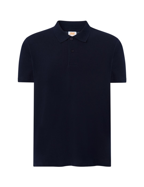Herren-Poloshirt, marineblau, JHK