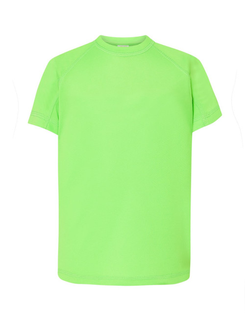 "Kid's Lime Flour JHK T-Shirt - Sporty, Breathable, Quick-Dry - Perfe