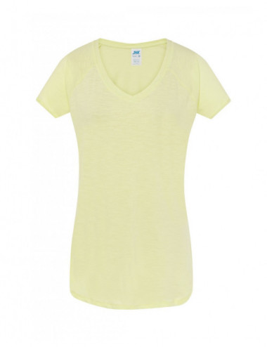 Koszulka damska tsulslb urban slub lady jasnożółty neonowy Jhk