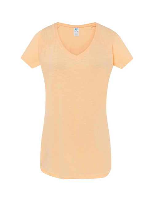 Women`s t-shirt tsulslb urban slub lady neon orange Jhk