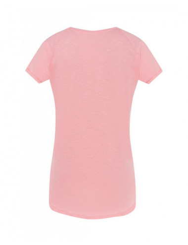 Damen T-Shirt Tsulslb Urban Slub Lady Pink Neon Jhk
