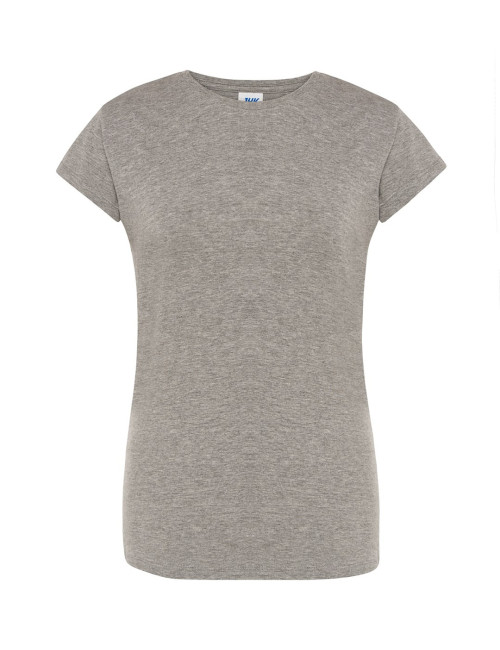 Damen Tsrl Prm Lady Premium T-Shirt Grau Melange Jhk Jhk