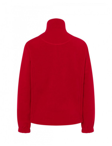 Warmes Damen-Fleece-Sweatshirt 300 g/m2, verstellbarer Boden Fleece Flrl 300 rot Jhk