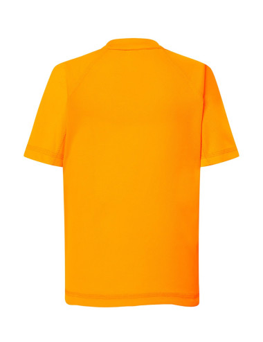 "JHK Sports Kid T-Shirt - Breathable, Quick-Drying, Fluoro Orange | C