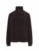 Warmes Damen-Fleece-Sweatshirt 300 g/m2, verstellbarer Boden Fleece Flrl 300 Schwarz Jhk