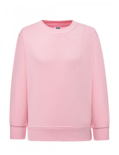 Bluza dresowa dziecięca swrk 290 kid sweatshirt różowy Jhk