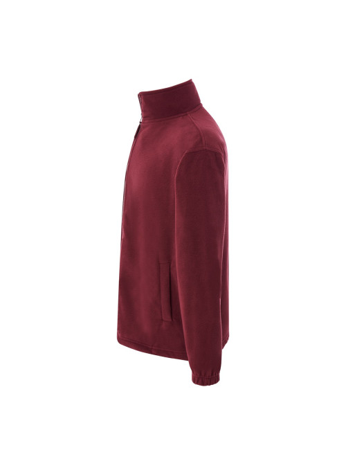Herrenfleece flra 300 burgunderrot Jhk