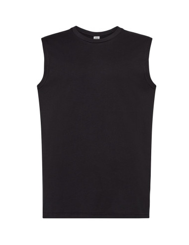 Herren-T-Shirt Tsua TNK Urban Tank Top Man Schwarz JHK