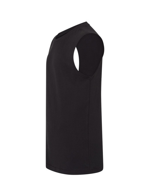 "Koszulka Męska JHK TSUA TNK URBAN TANK TOP - Czarna, 100% Bawełna,