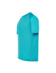 "Men's Turquoise JHK Sports T-Shirt - 100% Polyester, Quick-Dry, Brea