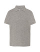 Kinderpoloshirt PKID 210 grau meliert JHK