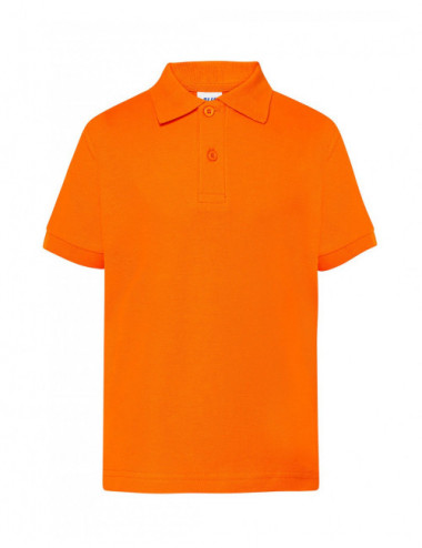 Kids polo shirt pkid 210 orange Jhk