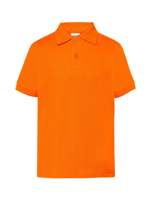 Kids polo shirt pkid 210 orange Jhk