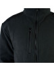 Men`s work fleece with embroidered logo for employees, JHK