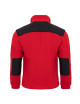 Super warmes Herren-Fleece, verstärkt, FLRA 340 Premium Rot/Schwarz JHK
