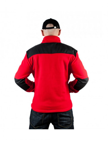 Men`s fleece flra 340 premium red/black Jhk