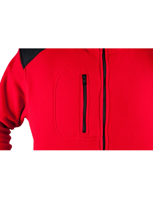 Men`s fleece flra 340 premium red/black Jhk