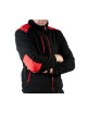 Men`s fleece flra 340 premium black/red Jhk