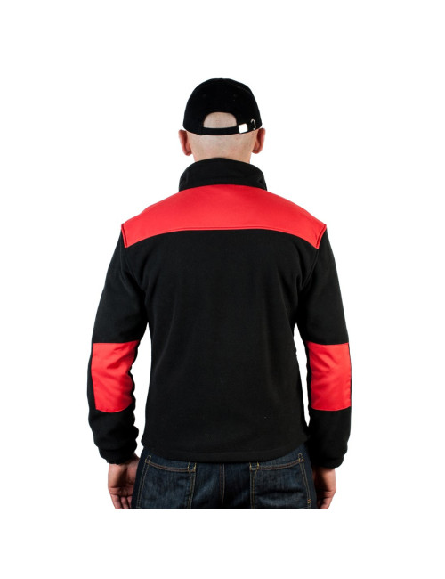 Men`s fleece flra 340 premium black/red Jhk