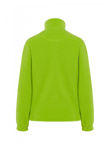 Warmes Damen-Fleece-Sweatshirt 300 g/m2, verstellbarer Boden, Flrl-Fleece 300 Lime Jhk