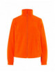 Warmes Damen-Fleece-Sweatshirt 300 g/m2, verstellbarer Boden, Fleece, Flrl 300, Orange Jhk