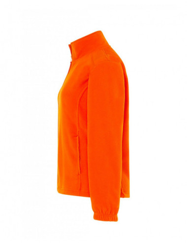 Ciepła bluza polarowa damska 300 g/m2, regulowany dół polar flrl 300 orange Jhk