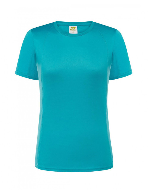 Women`s t-shirt sport lady turquoise Jhk