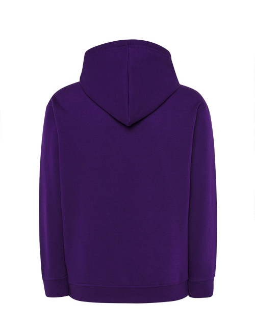 Bluza dresowa męska swra kng kangaroo purpurowy Jhk