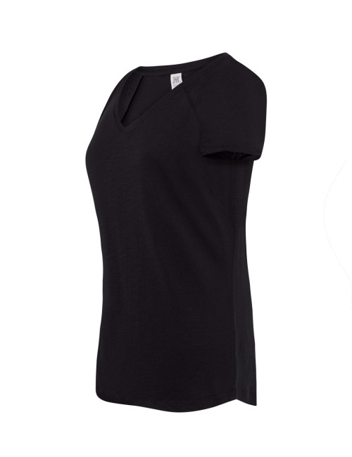 Women`s t-shirt tsulslb urban slub lady black Jhk