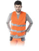 "Kamizelka ostrzegawcza orange Jhk - z odblaskami, normy ENISO20471 -