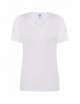 2Tsrl CMFP Lady Comfort T-Shirt mit V-Ausschnitt für Damen, weiß, Jhk