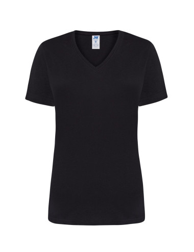 T-shirt for women tsrl cmfp lady comfort v-neck black Jhk