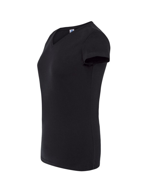 Damen Tsrl Cmfp Lady Comfort T-Shirt mit V-Ausschnitt Schwarz JHK