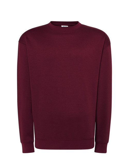 Herren-Sweatshirt SWRA 290 Sweatshirt Burgund Jhk