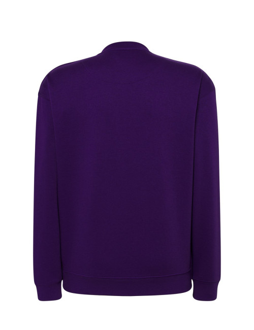 Bluza dresowa męska swra 290 sweatshirt purpurowy Jhk
