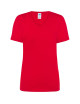 Damen Tsrl Cmfp Lady Comfort T-Shirt mit V-Ausschnitt Rot Jhk