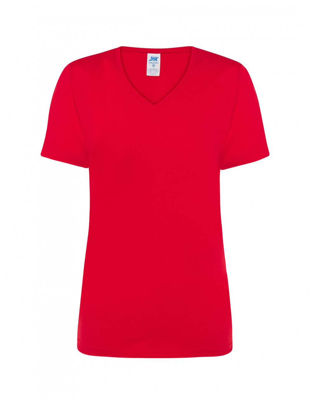 Damen Tsrl Cmfp Lady Comfort T-Shirt mit V-Ausschnitt Rot Jhk