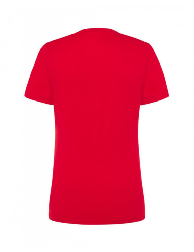 Damen Tsrl Cmfp Lady Comfort T-Shirt mit V-Ausschnitt Rot Jhk