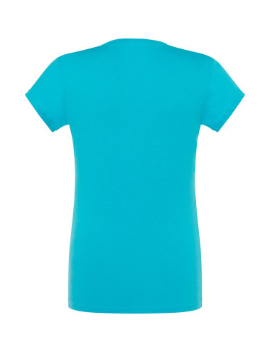 Damen Tsrl Cmfp Lady Comfort T-Shirt mit V-Ausschnitt Türkis JHK