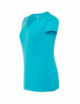 2T-shirt for women tsrl cmfp lady comfort v-neck turquoise Jhk