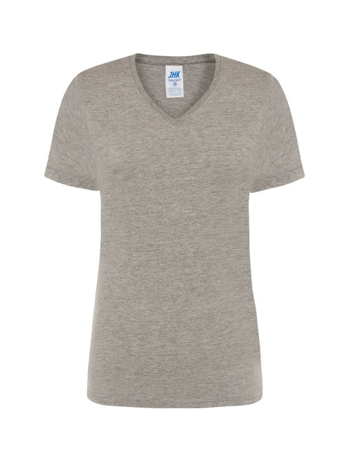 Koszulka damska tsrl cmfp lady comfort v-neck szary melanż Jhk