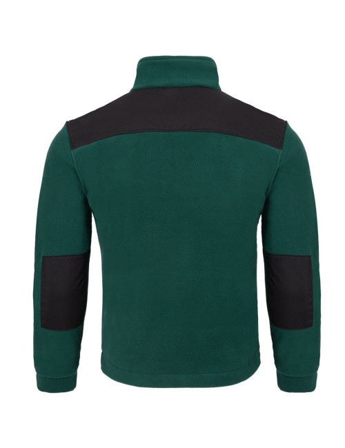 Super warmes Herren-Fleece, verstärkt, FLRA 340 Premium Bottle Green/Black JHK