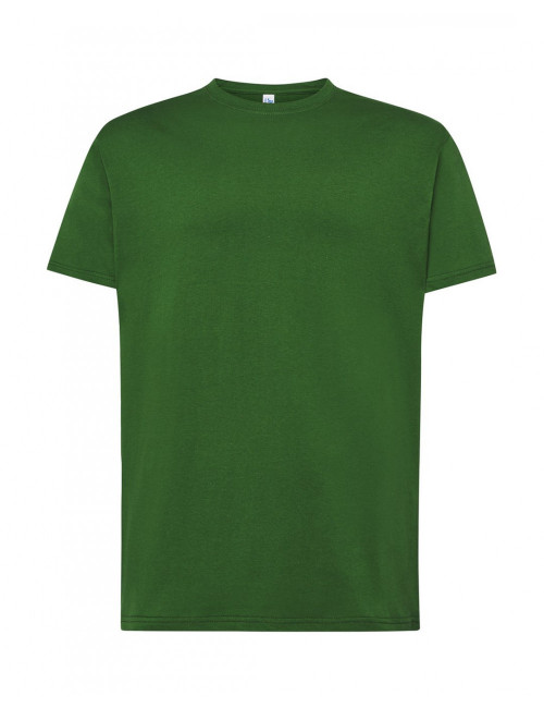 Koszulka męska tsra 190 premium butelkowa zieleń Jhk