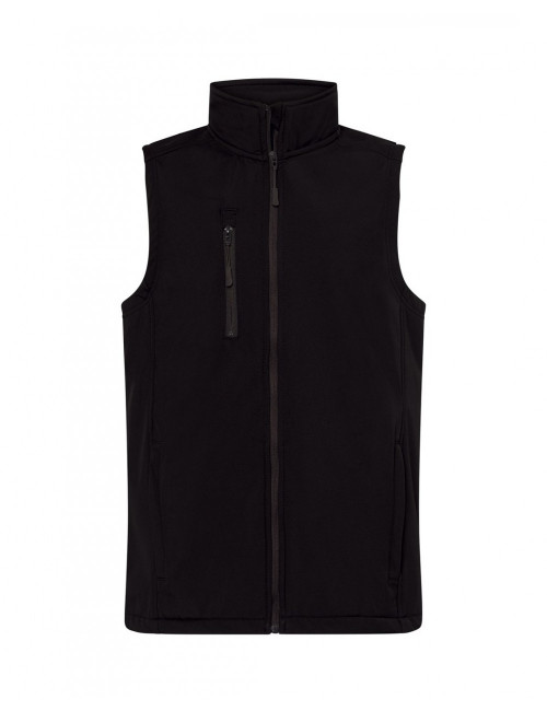 Softhshell vest jacket black Jhk