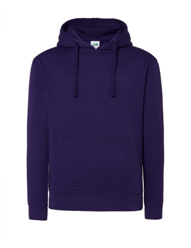 Bluza dresowa damska swul kng kangaroo lady purpurowy Jhk